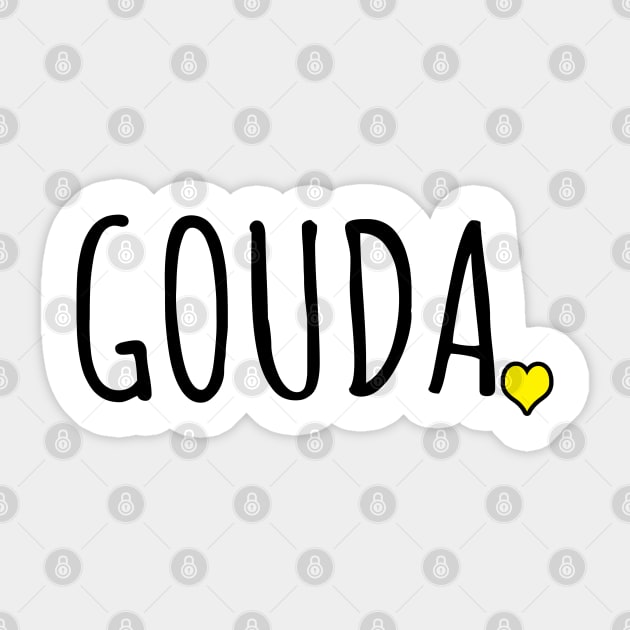 Gouda Sticker by LunaMay